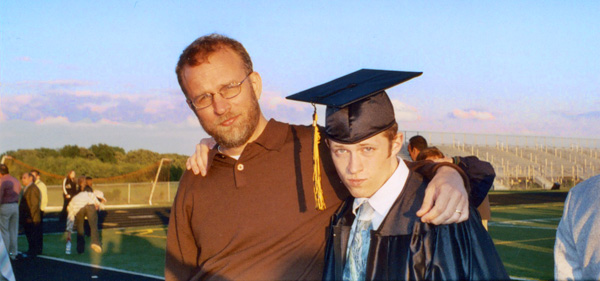 Tom with son Matt